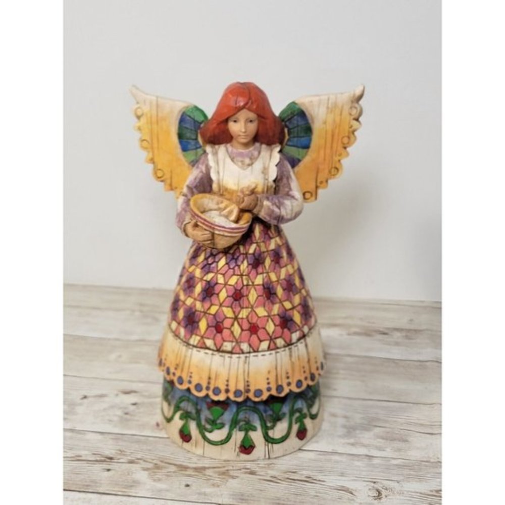 Jim Shore ANGEL OF CONTENTMENT‎ Figurine by Enesco 108923 Heartwood Creek 9"